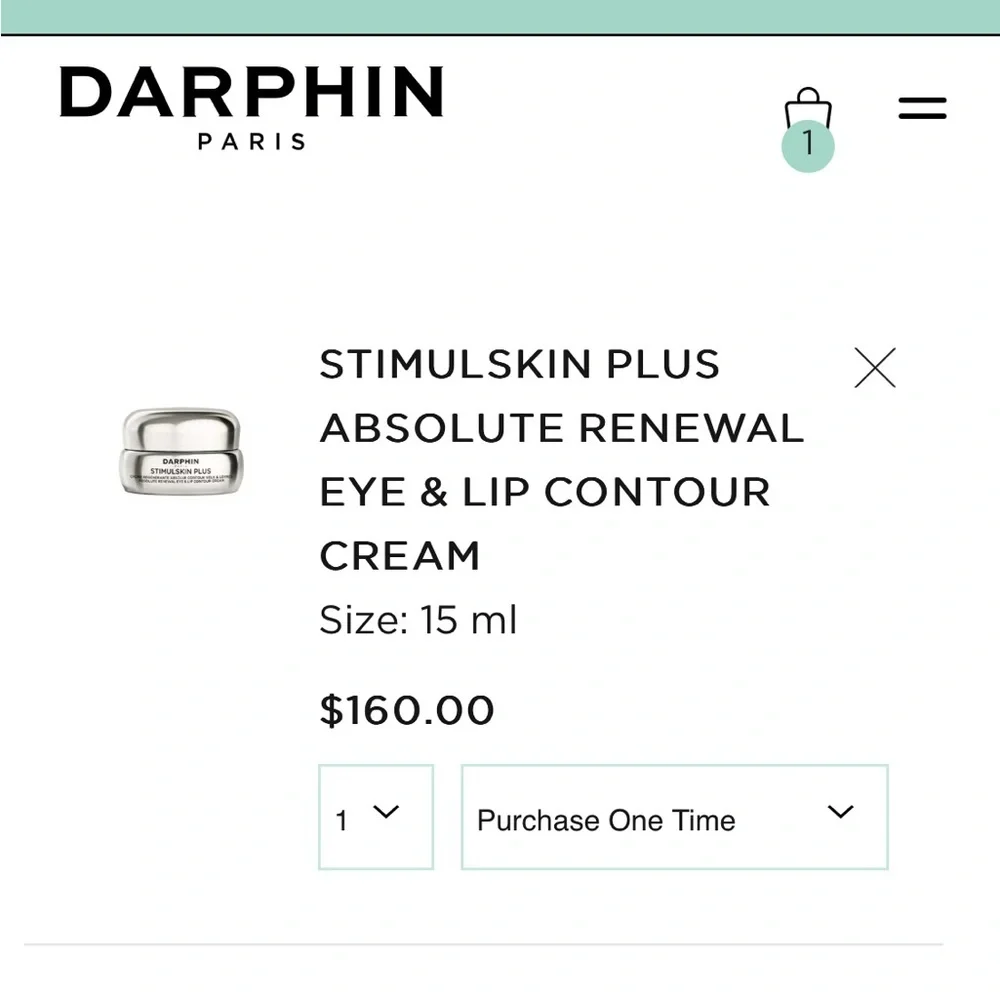 NEW DARPHIN STIMULSKIN PLUS ABSOLUTE RENEWAL EYE & LIP CONTOUR CREAM 15ML